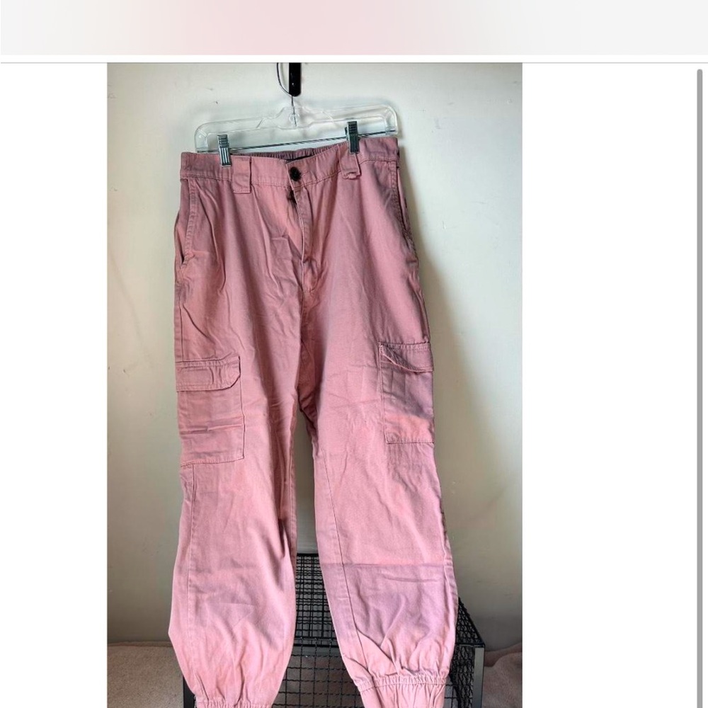 Pink Cargo Pants